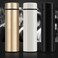 Generic-500ml Vacuum Thermos LED Temperature Display Water Bottle Stainless Steel Double Wall Insulated Cup Intelligent Travel Thermos Cup Coffee Mugs