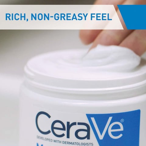 Cerave Moisturising Cream, 340 G/12 Oz, Daily Face, Body &amp; Hand Moisturiser For Instant &amp; Long-Lasting Hydration