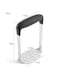 Sharpdo - Stainless Steel Potato Mud Masher Black/Silver 12*7.3*18Centimeter