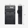 DMK Power NP-FZ100 Single Slot USB Charger for Sony NP-FZ100, BC-QZ1 A7RIII A7R3, a7 III, Alpha 9, Alpha 9R, Alpha 9S Digital Camera