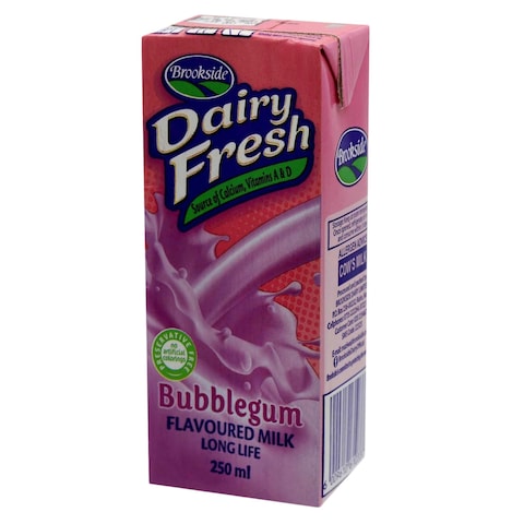 Brookside Dairy Fresh  Bubble Gum Flavoured Milk 250ml - Long Life