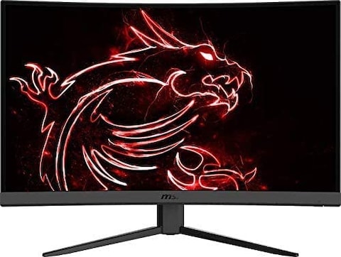 MSI Optix G27C4 FHD 1500R Curvature 16:9 Aspect Ratio Non-Glare Super Narrow Bezel 1ms 1920 x 1080 165Hz Refresh Rate Tilt Adjustment AMD FreeSync 27&quot; Curved Gaming Monitor
