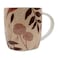 Leaves Printed Coffee Mug 355ml Brown