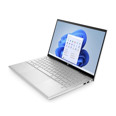 HP 14-dy0009ne x360 Laptop - Intel Core i7-1165G7 - 512GB SSD - 8GB RAM - 14-inch - Intel Iris Xe - Windows 11 - Silver