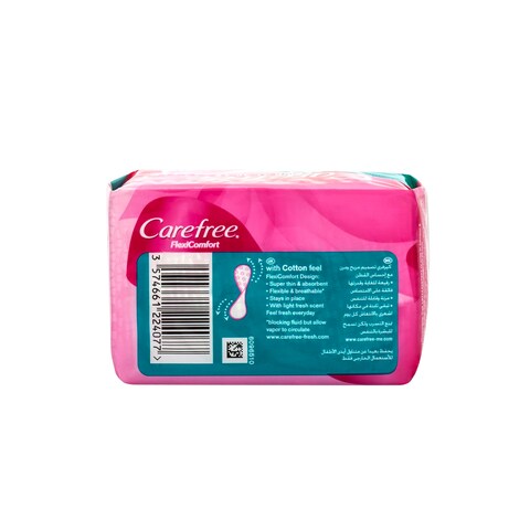 Carefree Daily Panty Liners - Flexi Comfort - Cotton Feel - 40 Pads