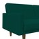 In House Shahrzad 2 In 1 Sofabed Velvet Upholstered - Dark Green