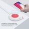 SEEKEN 10W Hyperspace Fast Wireless Charging Pad with LED Lamp-M-RED   Fast Charging   Compact   Power Delivery   Premium Design   High-Quality.