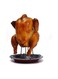 Generic Stainless Steel Chicken Holder Pan With Stand -Black