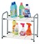 Zenments, 2-Tier Adjustable Under-Sink Space Saving Rack, Chrome, 49.5-74.5Wx27Dx38Hcm, HTC-ZEN-264