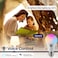 Smart Light WiFi Color Changing LED Bulb A60 E26 9W 800LM Multicolor Light Bulbs with Tuya App No Hub Required