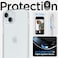 Spigen Ultra Hybrid designed for iPhone 15 case cover - Frost Clear