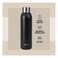 Nessan Double Wall Stainless Steel Vacuum Bottle Black 600ml