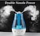 KLS-204  - Double Spray ( 3L ) Humidifier, Aromatherapy Humidifiers, Vaporizer, Aroma Diffuser, Nebulizer, for Home &amp; Office Use.