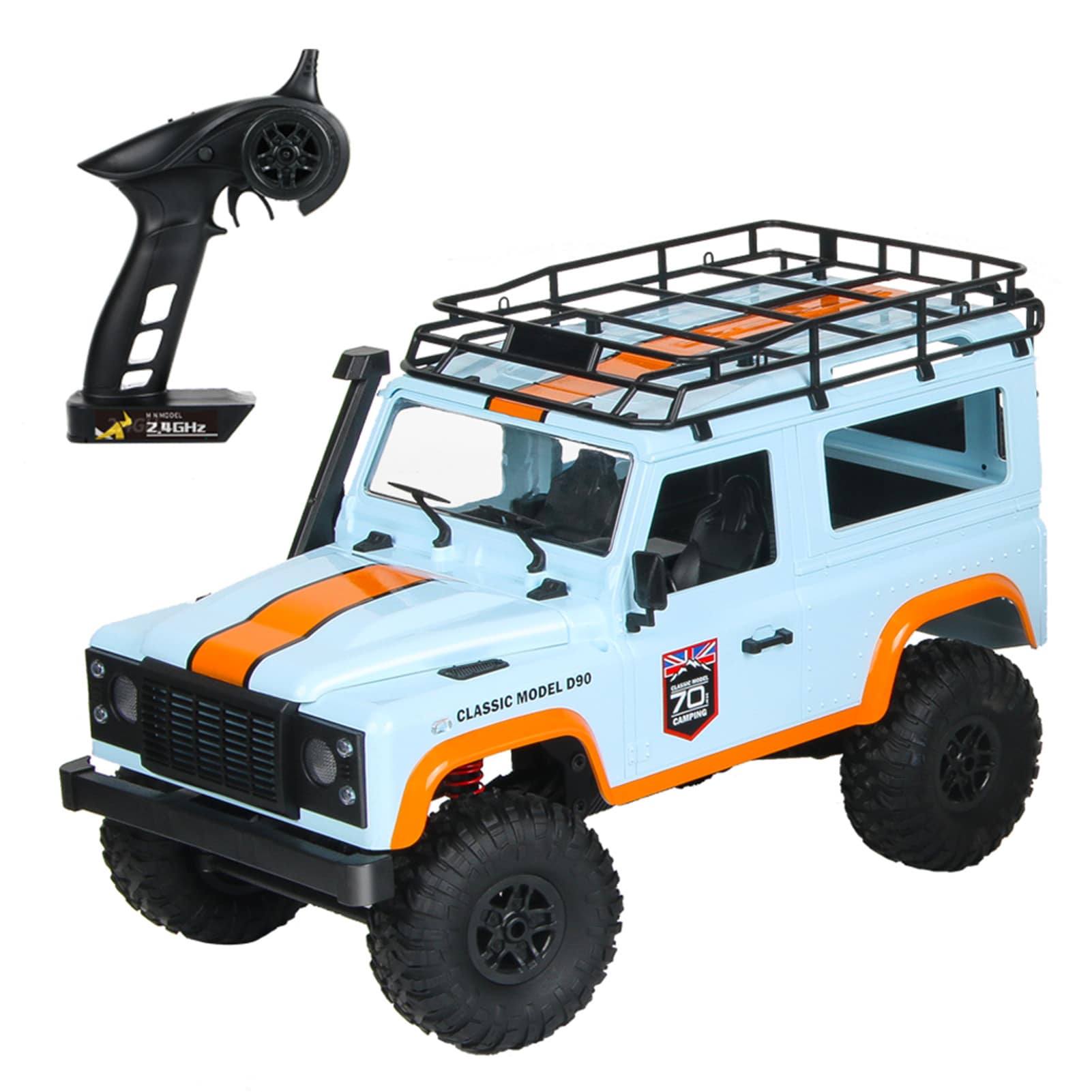 Buy Generic-Blue blue. 1 battery MN-99 1/12 4WD RC Car 2.4Ghz Off Road ...