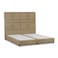 In House Berlin Linen Bed Frame - King - 200x200cm - Beige