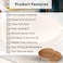 Non Stick Air Fryer Disposable Round Paper, Baking Paper for Air Fryer, Water Proof &amp; Oil Proof Parchment Paper Liners Round for Oven, Microwave &amp; Air Fryer (100 pcs &ndash; 6.3inch / 16cm)