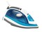 Sonashi Electric Steam Iron with Ceramic Soleplate/Anti-Drip/Anti-Calc/Auto Shut-Off/LED Display and Self-Clean Function, 100% Active Steam Holes - Scratch-Resistant 2400 W SI-5075C Deep Blue/White
