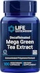 Life Extension Mega Green Tea Extract (98% Polyphenols) Decaffeinated - More Polyphenol Egcg Than The Equivalent Of Several Cups Of Green Tea -Vegetarian, Non-Gmo - 100 Veggi Capsules