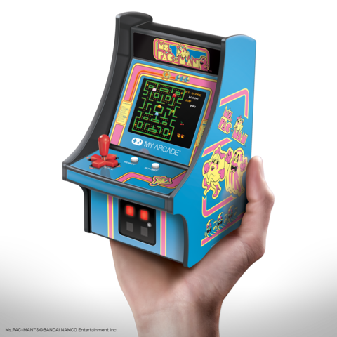 My Arcade Micro Player 6.75&quot;  Mini Arcade Cabinet Machine Ms. Pac-Man Video Game