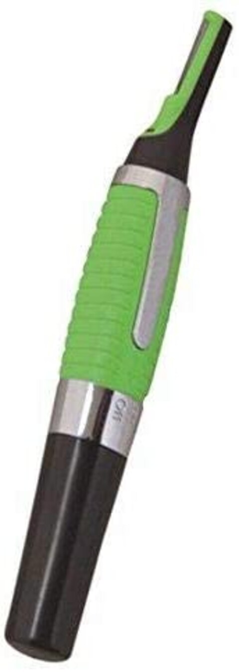 Ntech Nose Hair Trimmer Electronic Battery-Operated Stainless Steel Nose Ear Eyebrow Sideburn And Beard Hair Clipper With LED Light