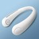 Portable Neck Fans, Hands Free Bladeless Fan, Wearable Personal Fan, Neck Fan Rechargeable, USB Powered Desk Fan, 3 Speeds-White