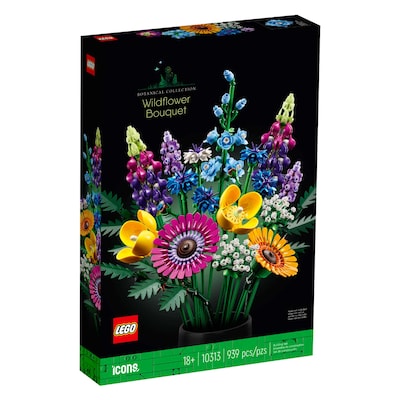 LEGO 10313 Icons Wildflower Bouquet Building Set 18+ Years 939 Pieces