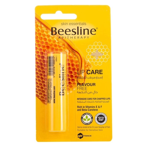 Beesline Flavor Free Lip Care Balm Yellow 4g