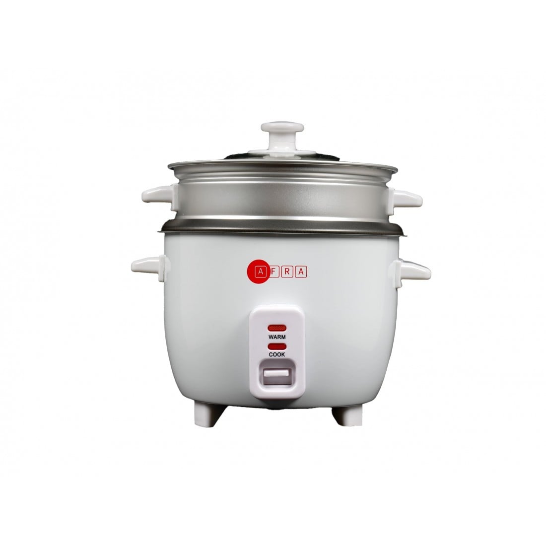 Buy AFRA Rice Cooker, 1.0 Litre Capacity, Non-stick Inner Pot, Glass ...