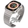 Replacement Stainless Steel Magnetic Strap For Apple Ultra Watch 49mm Silver
