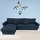 Karnak Convertible Bed &amp; Sleeper Cum Bed Sofa Blue Model Kr5214