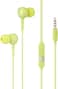 Fitto K28 Green Wired in-Earphone, Stereophonic Sound, Mic, Built-in Microphone, Bass, 3.5mm Jack, For All Mobile Phones, Music