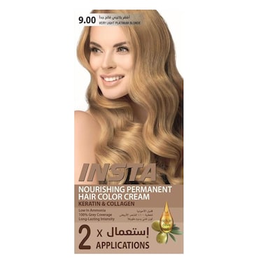 Insta Hair Color Very Light Platinum Blonde C9.0