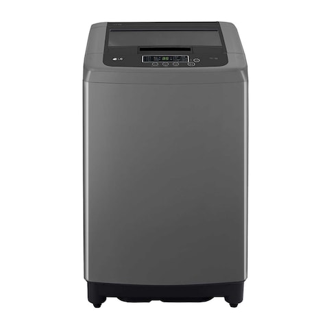 Lg T1364NEHGB Smart Inverter Top Load Washing Machine - 13 Kg - grey