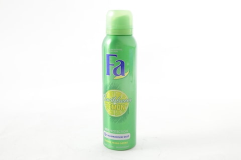 FA ANTI STAINS DEODORANT 48HOURS PROTECTION CARIBBEAN LEMON 150ML