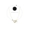 Aiwanto Necklace Neck Chain With Heart Shape Pendant Simple Gold Necklace Beautiful Gift Womens Girls Necklace
