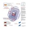 Lock &amp; LockClassic Rectangular Food Container Clear/Blue 800ml