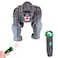 FITTO Electric Silver Back Gorilla Toy - Lifelike Remote- Controlled Gorilla for Children