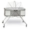 Teknum 3 - IN - 1 Baby Cot / Cradle w / Mosquito net &amp; Wheels - Dark Grey