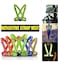 Generic High Visibility Unisex Outdoor Reflective Elasticity Safety Vest Security Reflective Vest Jacket Night High Visibility Safety Belt Stripe Strap (Green)