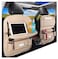 Doreen Car Seat Back Organizer Foldable Car Dining Table Holder, Bottles Umbrella Tissue Box Holder Vehicle Storage Bag(Beige)(GC2047A)