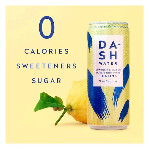 Dash British Lemon Sparkling Water 330ml