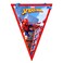 Marvel Spider-Man Crime Fighter Themed Triangle Paper 9 Flag Banner Multicolour 230cm