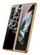 Samsung Galaxy Z Fold 4 Case Luxury Plating Cover with Built-in Screen Protector Glass Hybrid Full Body Protection Flip Cover