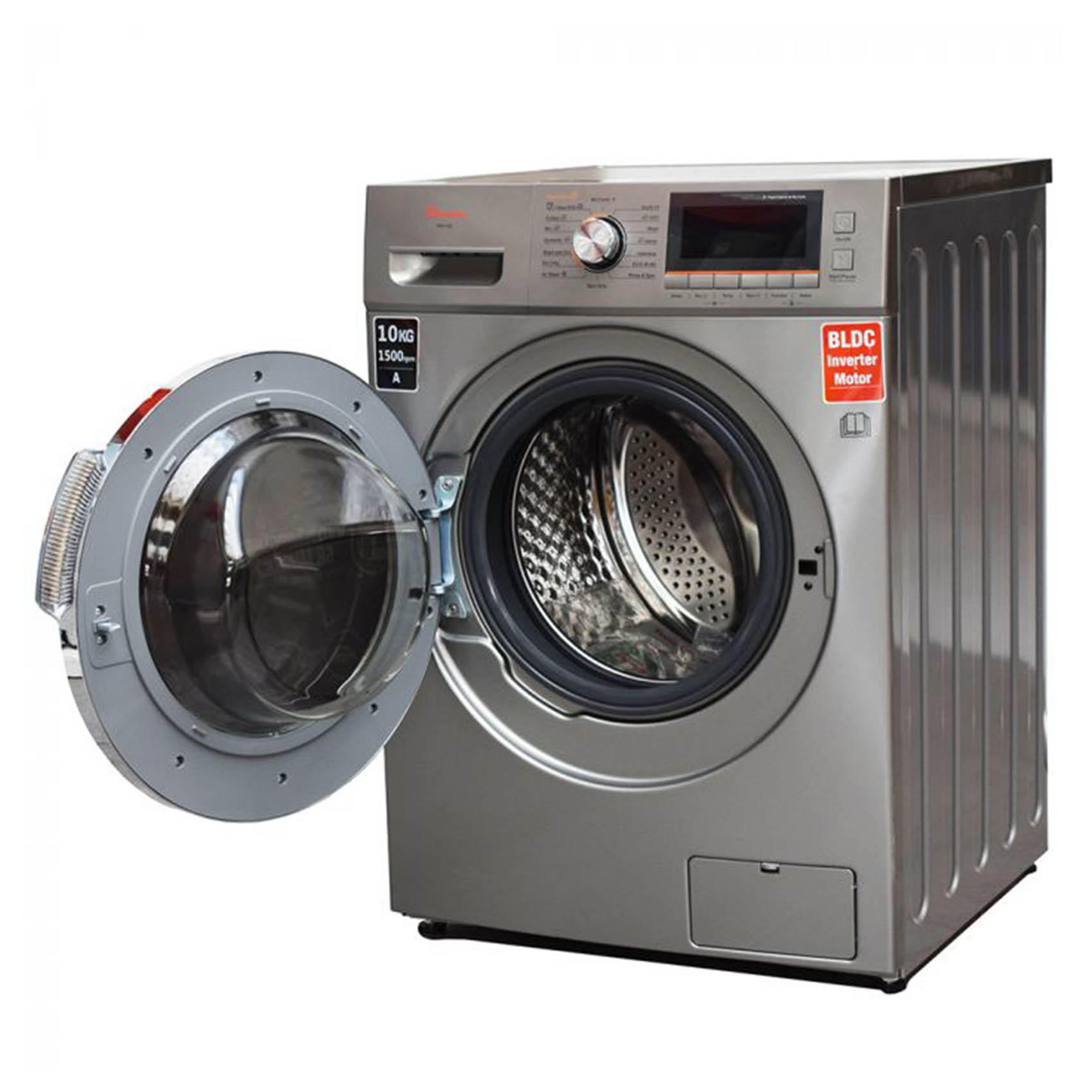 Ramtons Front Load Fully Automatic 10Kg Washer, 7Kg Dryer, Silver - Rw/160