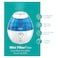 Vicks Mini Cool Mist Ultrasonic Humidifier with 2 Menthol Pads Included VUL525E1, White and Blue, 1.8 L, 21 W