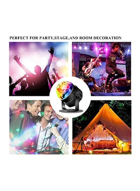Ttf - LED Disco Ball Party Lights Multicolour 3.8x3.4x3.4inch