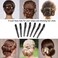 12Pcs Black Hair Grip Clips Hairdressing Sectioning Cutting Clamps Professional Plastic Salon Styling Hair Grip Clips