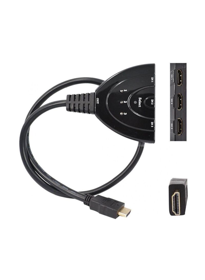 Generic - HDMI Auto Switch Splitter Black