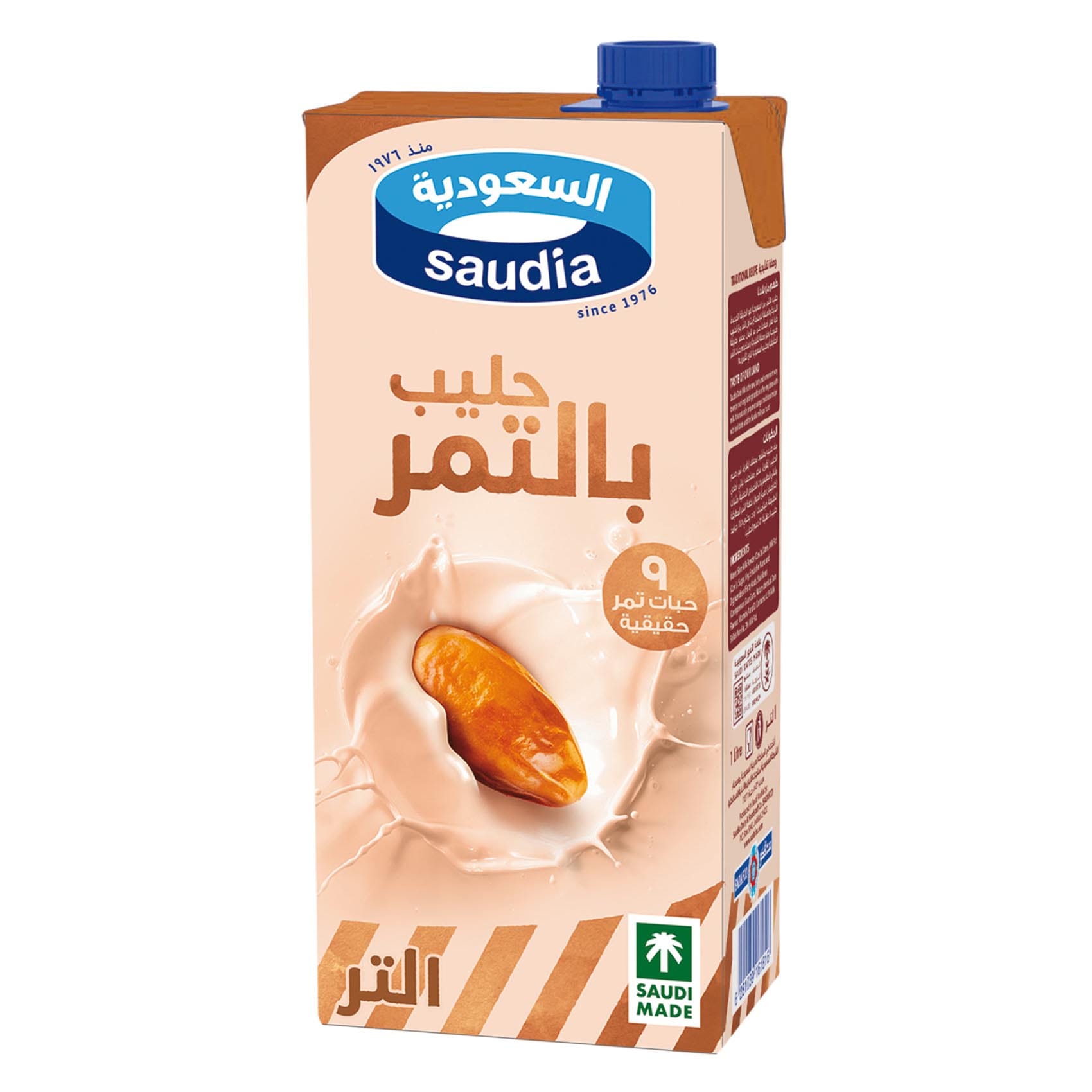 السعودية حليب بالتمر طويل الأجل 1لتر
