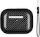Monocarbon Real Carbon Fiber For Airpods Pro 2nd Generation Case (2022) Airpods Pro 2 Case Cover With Lanyard - Glossy Black